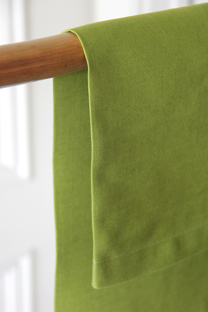 servilleta verde pistacho de lino ideal para combinar con mantelerias lisas o estampadas