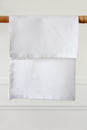 Servilleta de lino color blanco en alquiler desde 1 día, Madrid, Comunidad de Madrid, otras provincias